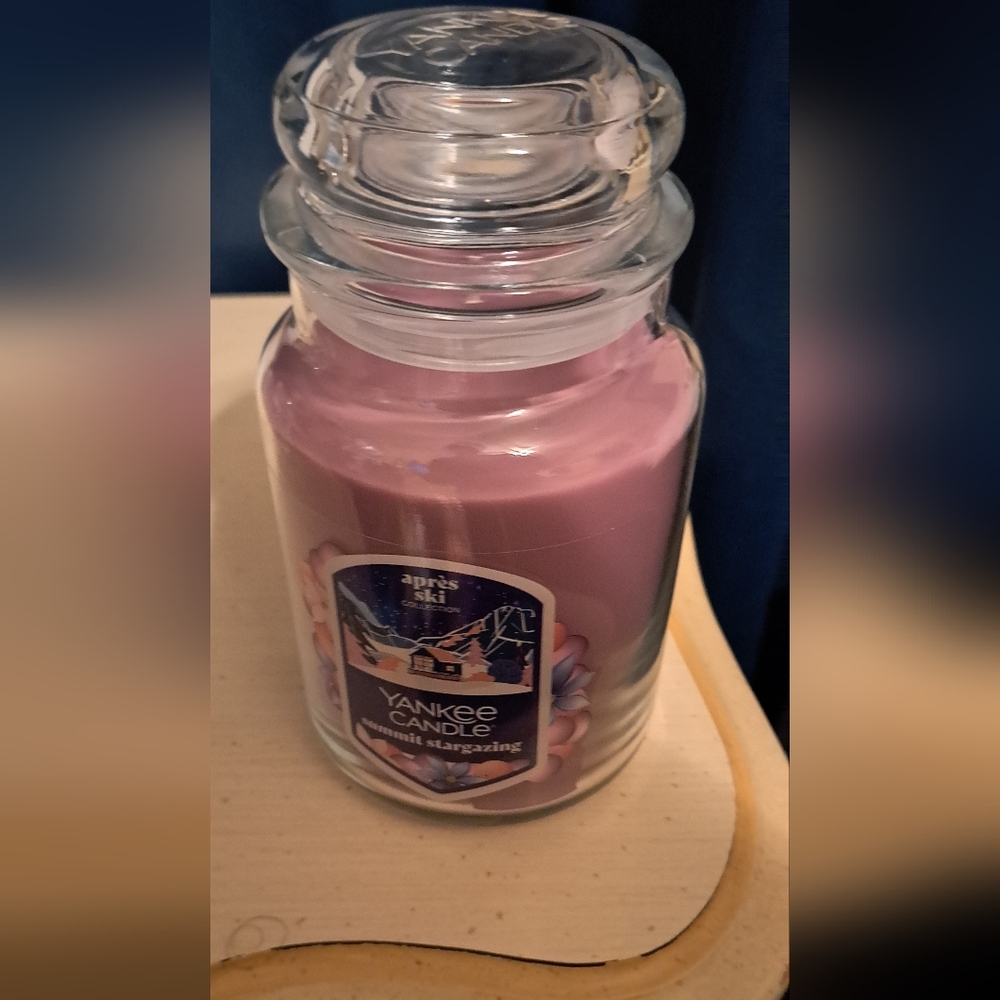Yankee Candle Pink Jar Candle 22oz NWOT